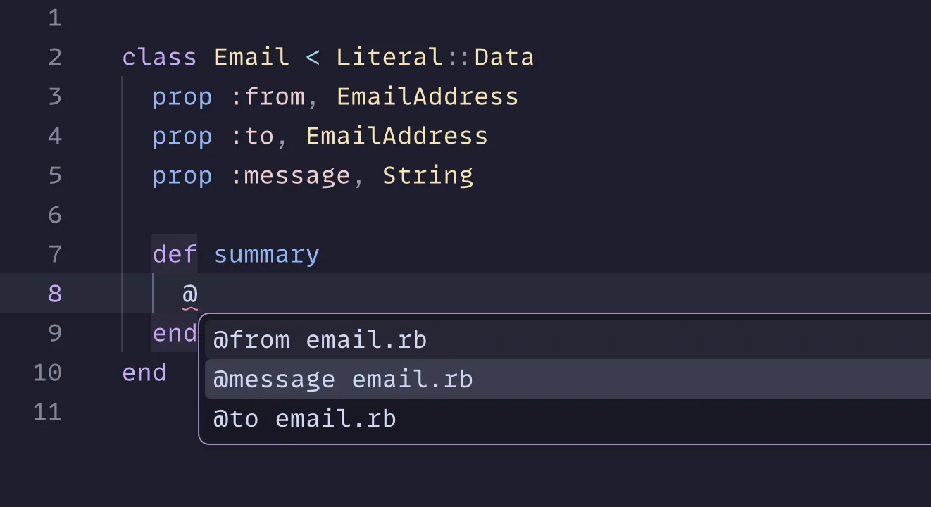 Literal indexing enhancement