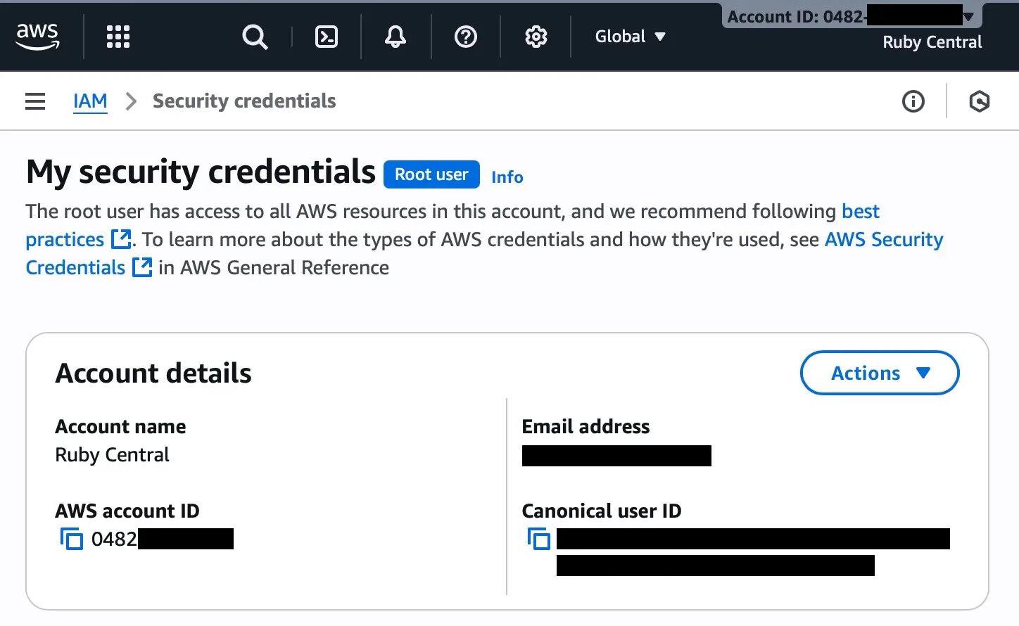 AWS Credentials